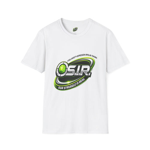 O.S.I.R. Logo T‑Shirt — 'Our Struggle Is Real' Graphic Tee
