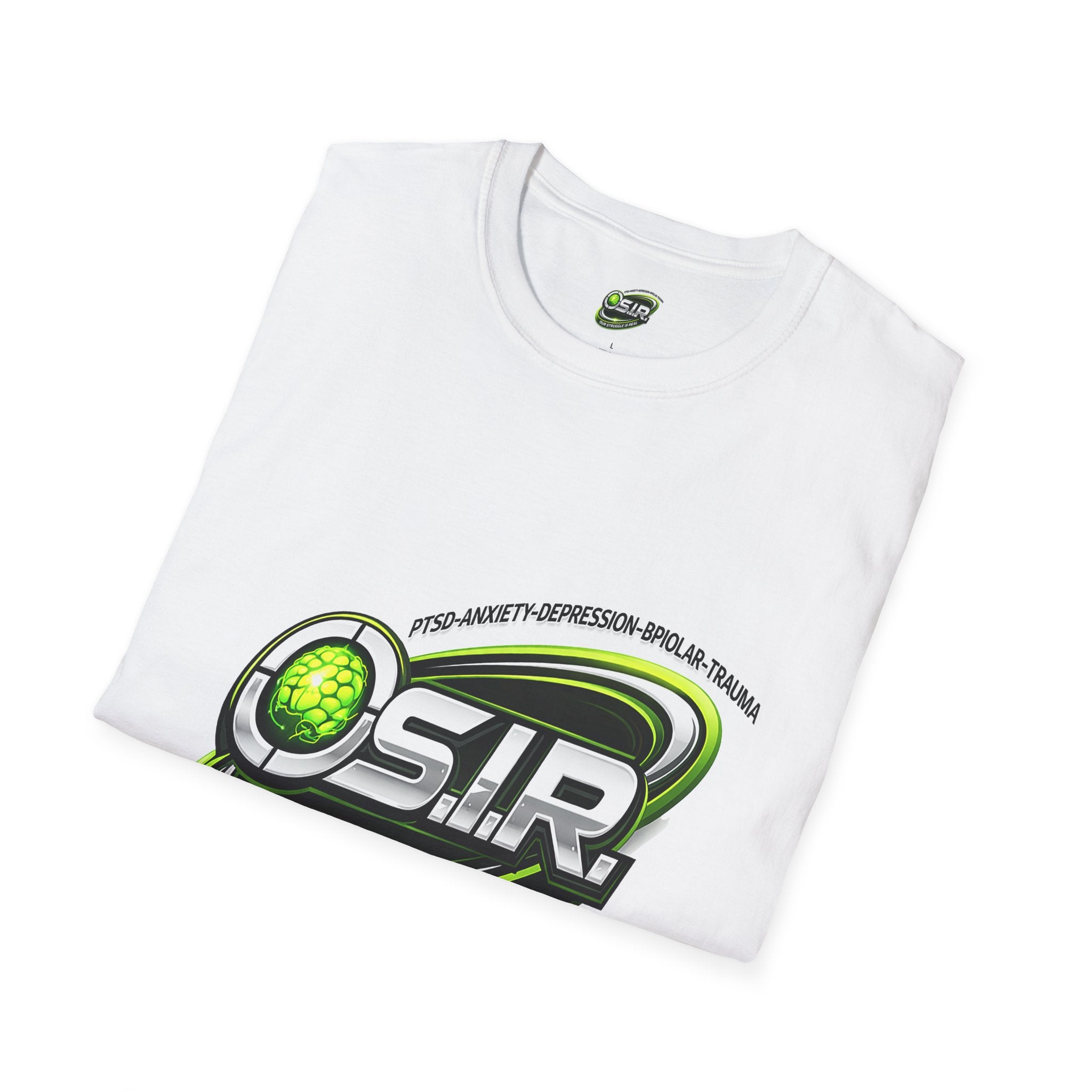 O.S.I.R. Logo T‑Shirt — 'Our Struggle Is Real' Graphic Tee